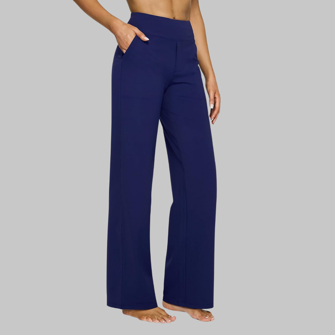 Elegant Straight-Leg Jersey Pants | Comfort Meets Timeless Style