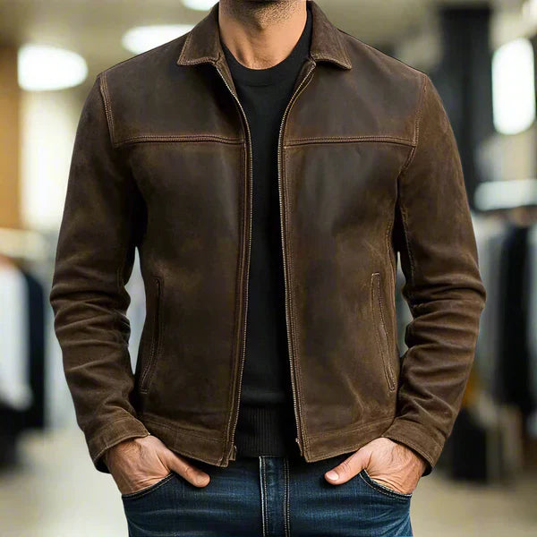 George Leonel Leather Jacket | Timeless Strength Meets Modern Sophistication