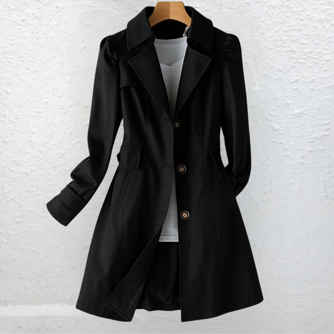 Elegant Tailored-Fit Trench Coat | Timeless Everyday Sophistication
