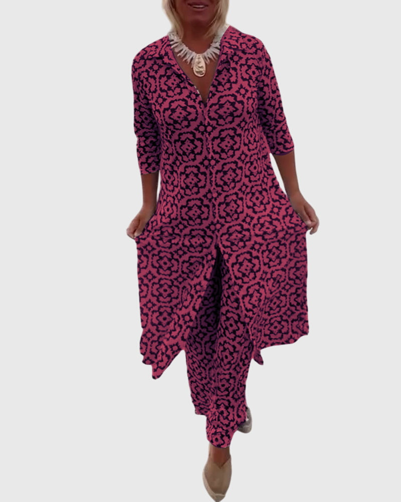 Gabriella™ | Elegant Vintage Two-Piece Set