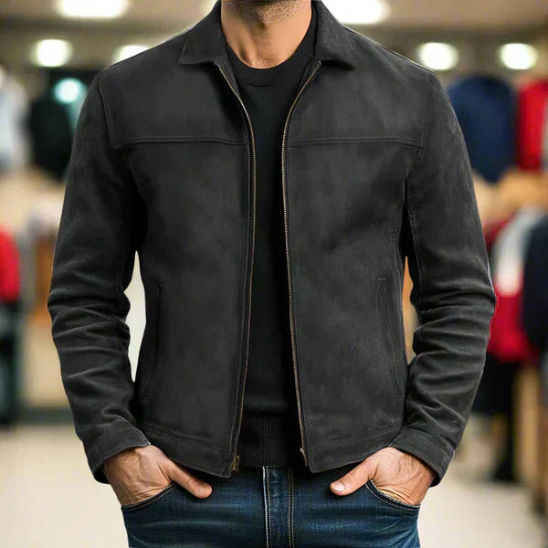 George Leonel Leather Jacket | Timeless Strength Meets Modern Sophistication