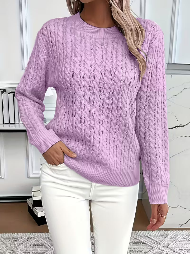 Rose Relaxed Fit Ravae Sweater | Effortless Elegance for Every Day