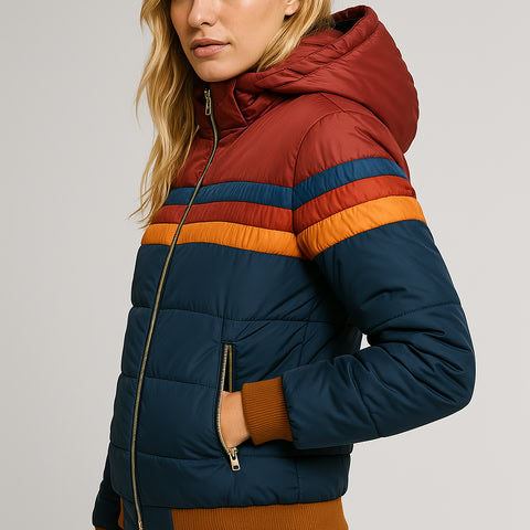 Padded Hooded Jacket | Warmth & Freedom in Style