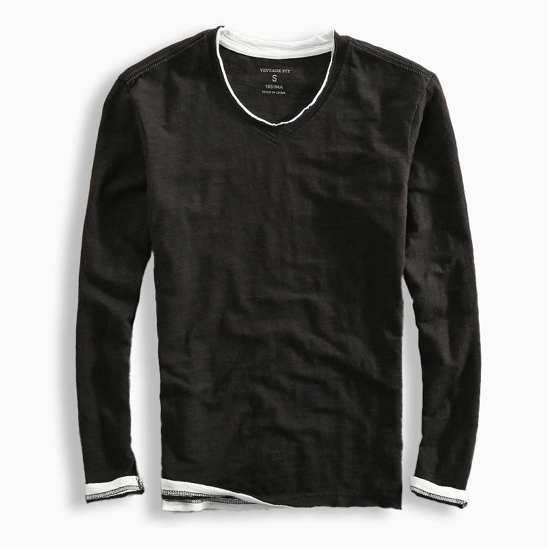 Miles | Modern Cotton Long Sleeve Shirt