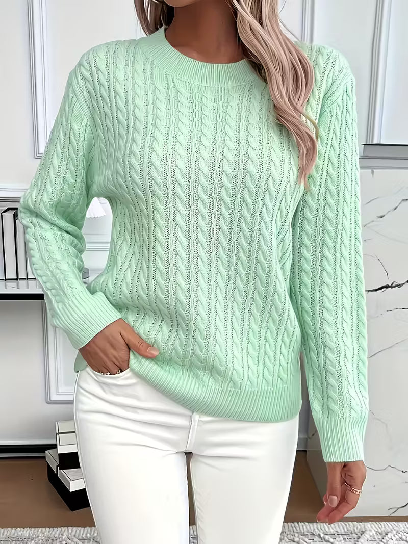 Rose Relaxed Fit Ravae Sweater | Effortless Elegance for Every Day