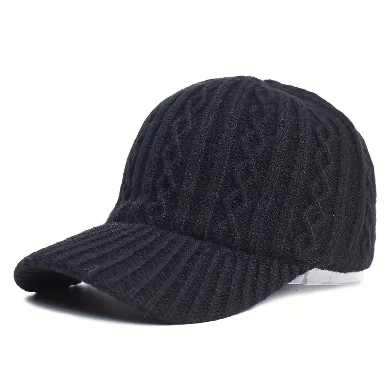 Knitted Baseball Cap | Casual Everyday Comfort