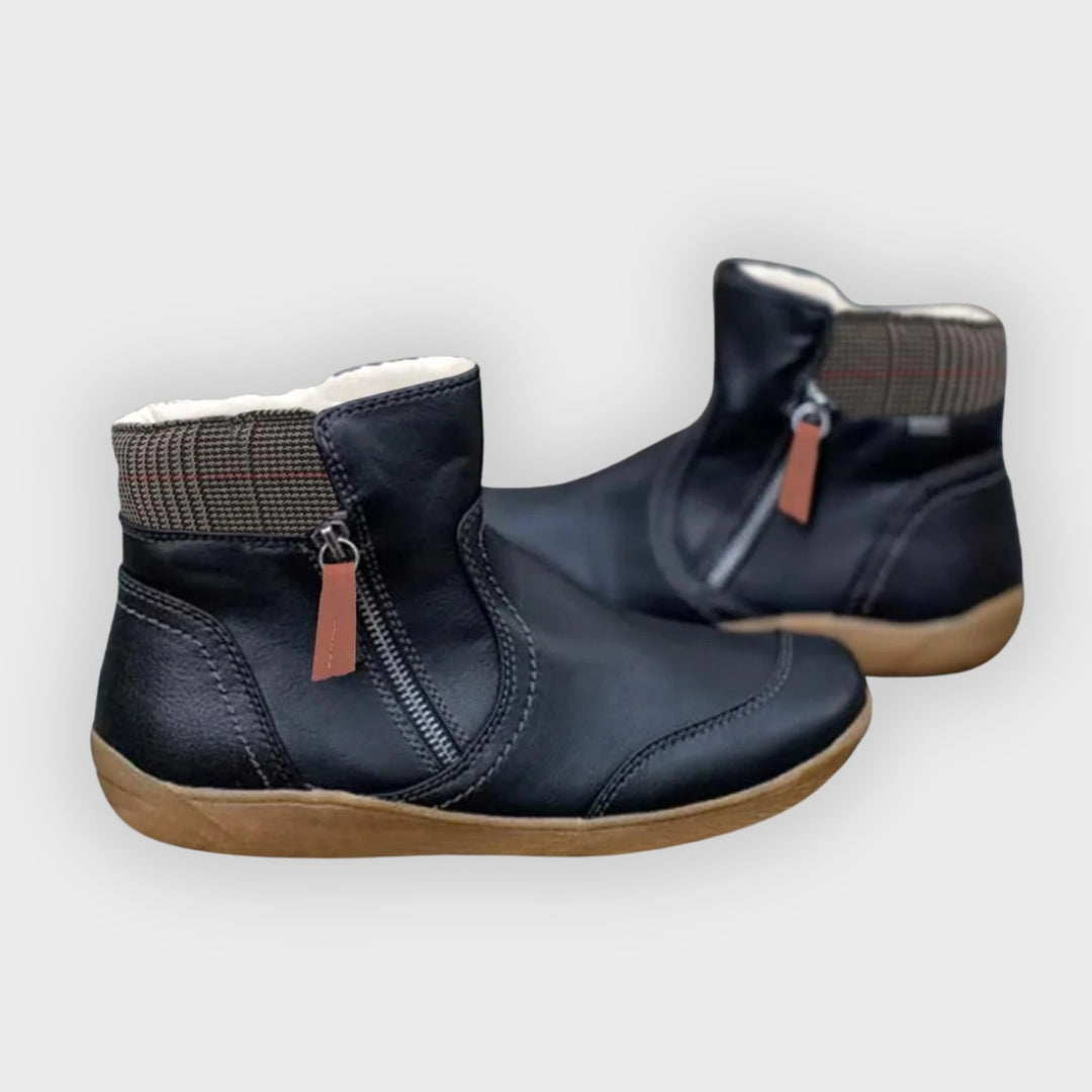 Amelia ™ Waterproof Leather Boots | Orthopedic Comfort & Slip-Resistant Design