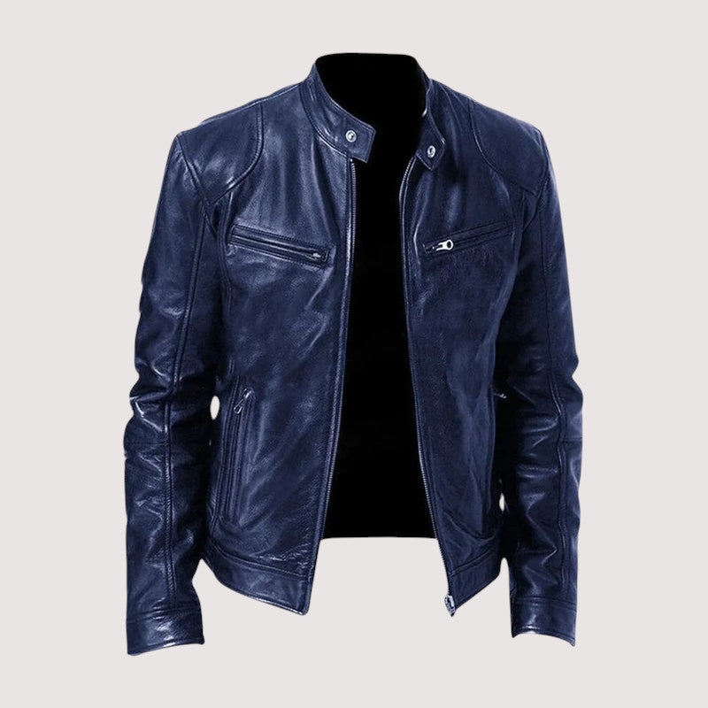George Marc Leather Jacket | Timeless Strength with Modern Style
