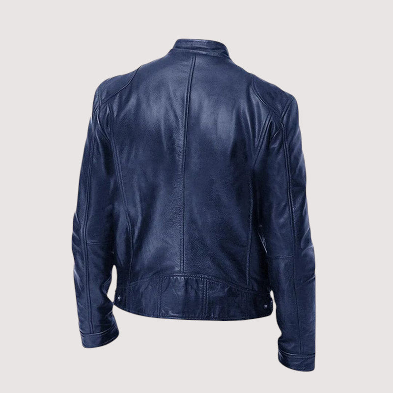 George Marc Leather Jacket | Timeless Strength with Modern Style
