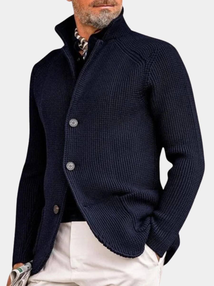 Benjamin™ Slim-Fit Merino Cardigan | Modern Elegance, Everyday Ease