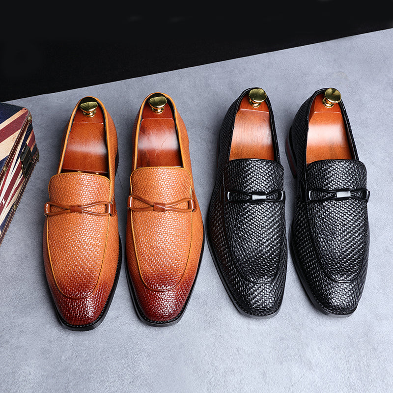 Classic Slim-Fit Leather Loafers | Bold Everyday Elegance