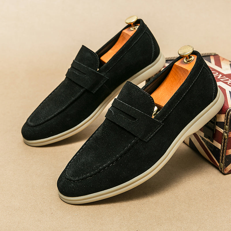 Classic Suede Slip-On Loafers | Orthopedic Comfort for Everyday Wear