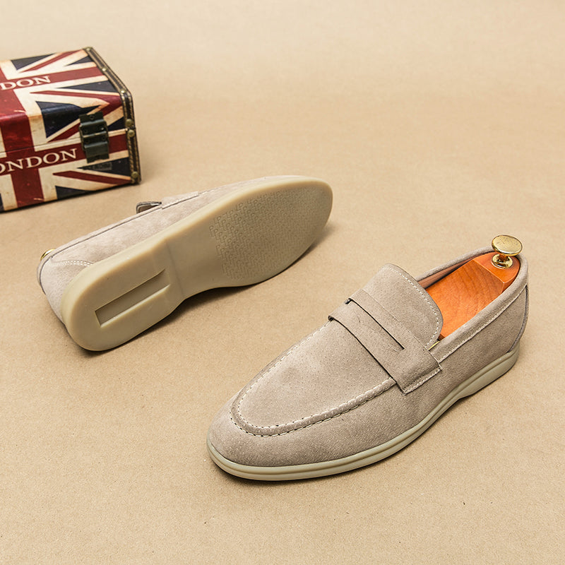 Classic Suede Slip-On Loafers | Orthopedic Comfort for Everyday Wear