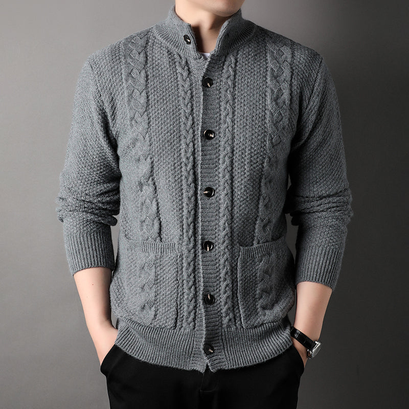 Classic Wool-Blend Knit Cardigan | Refined Comfort & Everyday Warmth