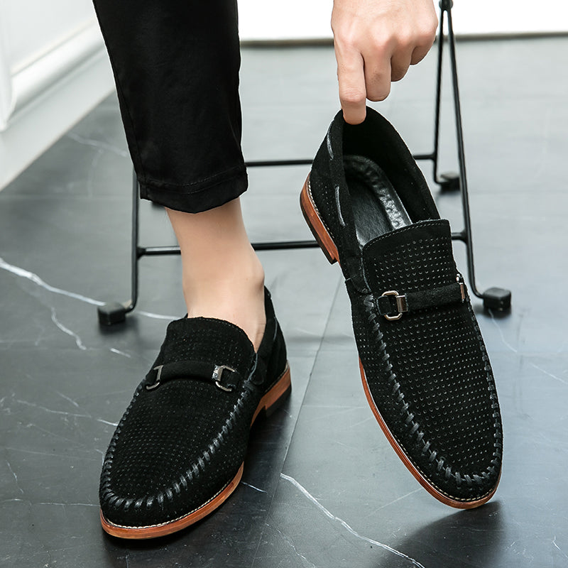 Elegant Suede Slip-On Loafers | Orthopedic Comfort & Timeless Styl