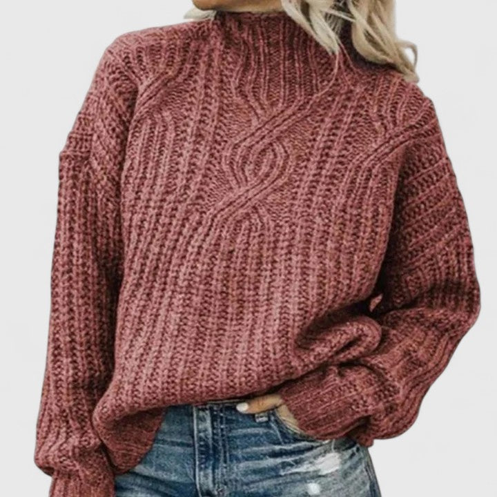 Rose Aerynna Sophisticated Sweater | Elegant Texture with Everyday Comfort