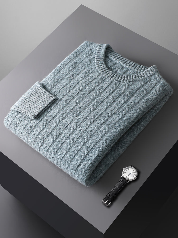 Signature Merino Wool Cable Knit | Premium Comfort & Timeless Style