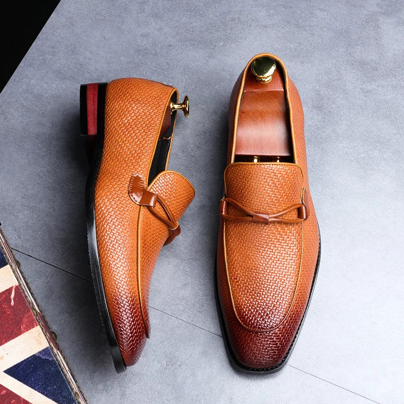 Classic Slim-Fit Leather Loafers | Bold Everyday Elegance