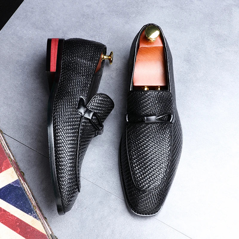 Classic Slim-Fit Leather Loafers | Bold Everyday Elegance