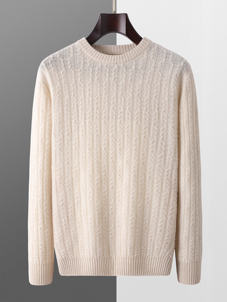 Signature Merino Wool Cable Knit | Premium Comfort & Timeless Style