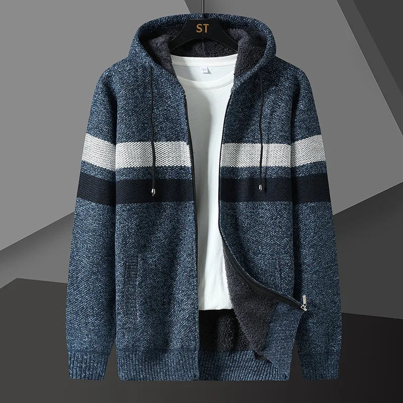 Fall Essential Zip-Up Jacket | Fleece-Lined Warmth & Modern Style