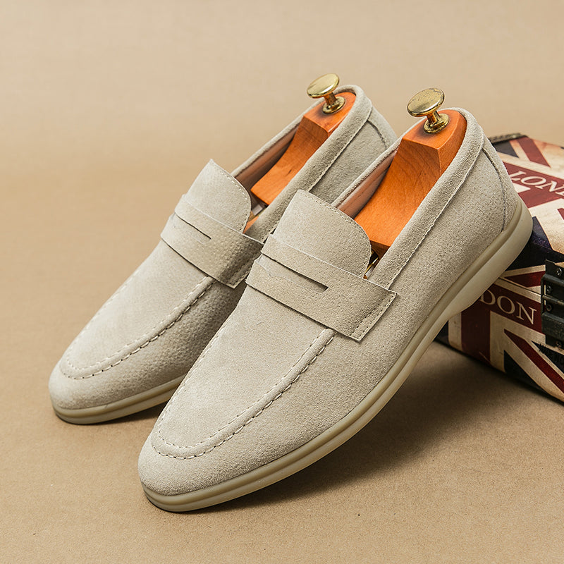 Classic Suede Slip-On Loafers | Orthopedic Comfort for Everyday Wear