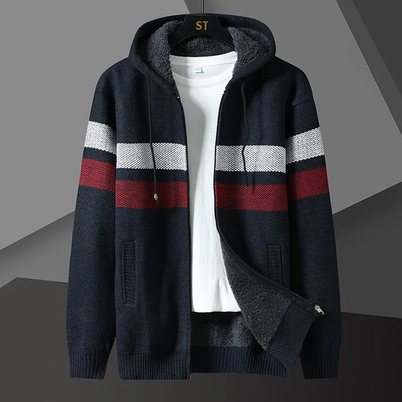 Fall Essential Zip-Up Jacket | Fleece-Lined Warmth & Modern Style
