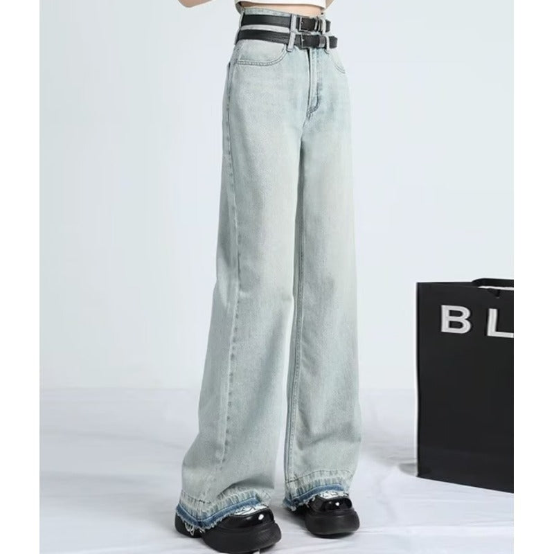 Loose-Fit Hem Jeans | Relaxed Summer Style with Effortless Chic