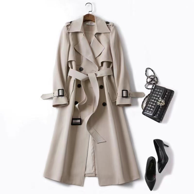 Rose Classic Belted Trench Coat | Timeless Everyday Elegance