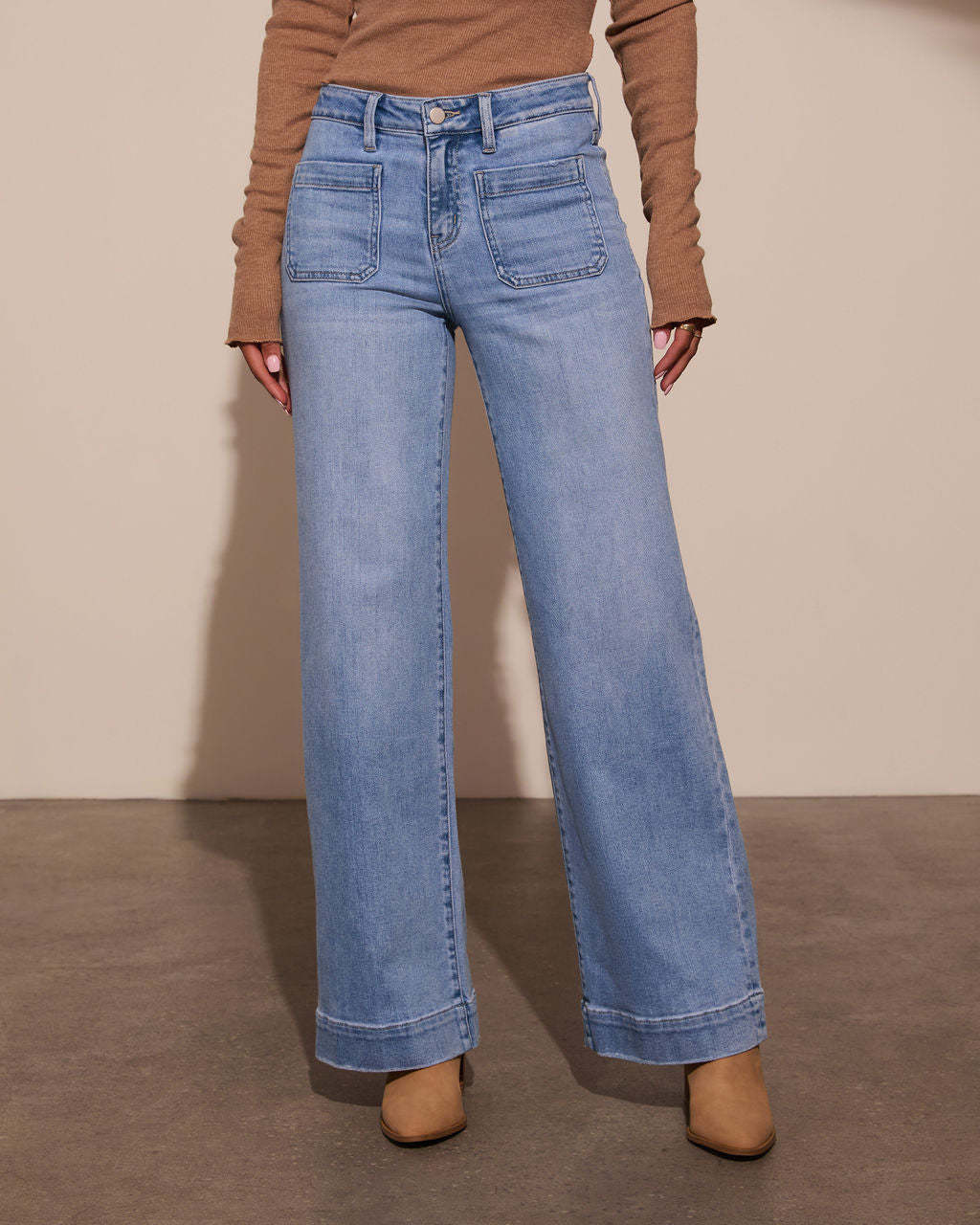 Slim-Fit High-Waist Jeans | Classic Retro Style with Modern Comfort