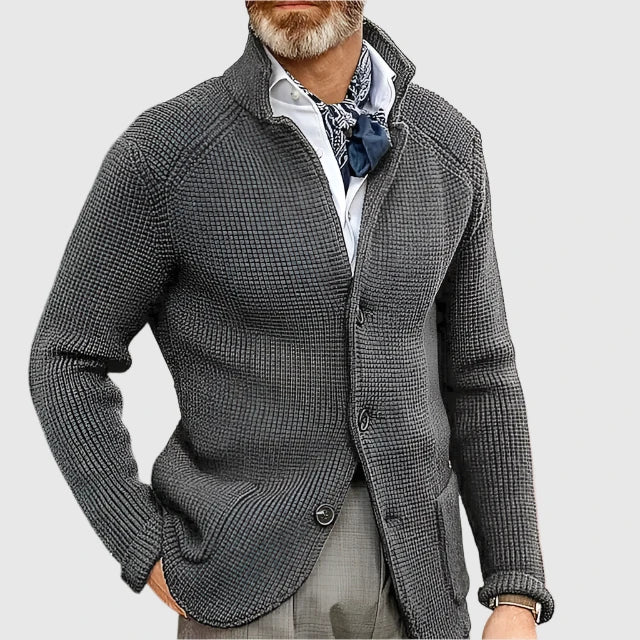 Benjamin™ Slim-Fit Merino Cardigan | Modern Elegance, Everyday Ease