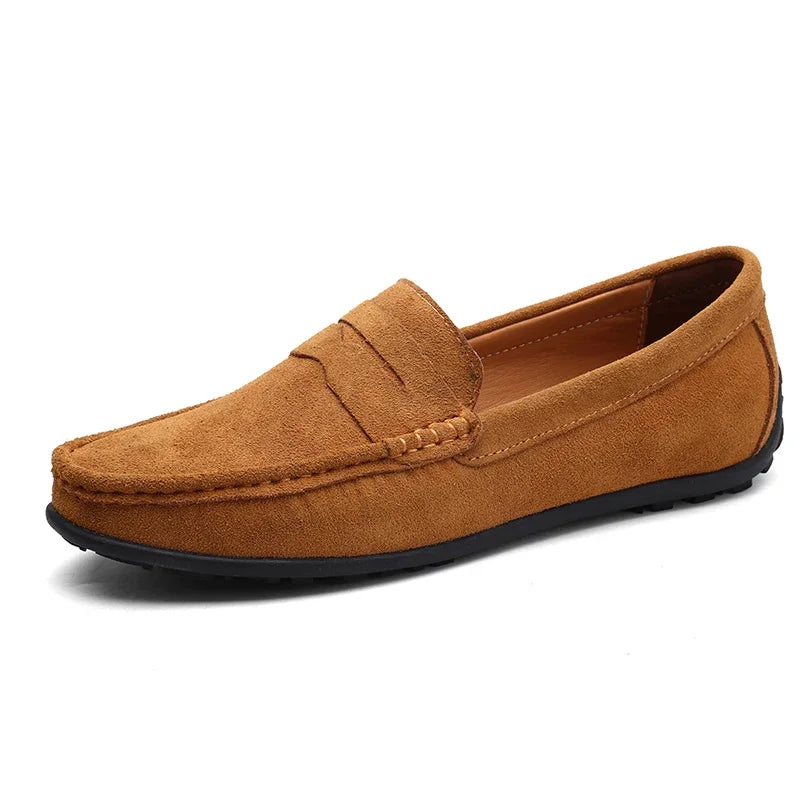Bravini Suede Slip-Ons