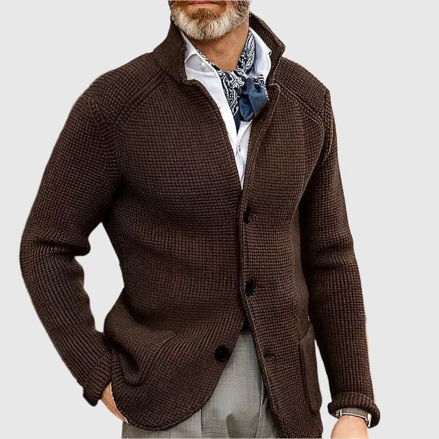 Benjamin™ Slim-Fit Merino Cardigan | Modern Elegance, Everyday Ease