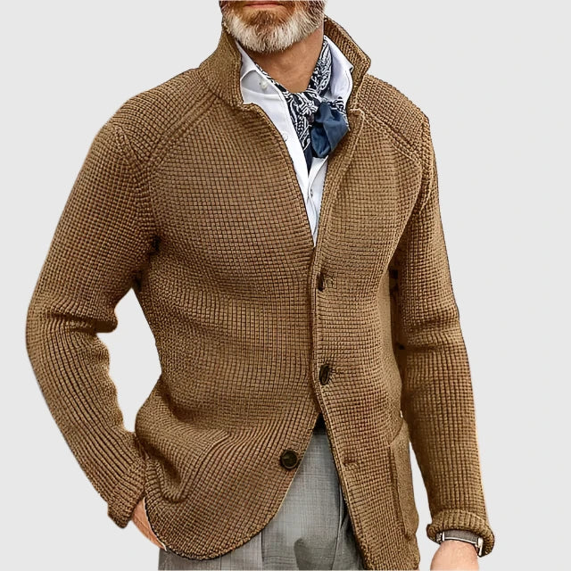 Benjamin™ Slim-Fit Merino Cardigan | Modern Elegance, Everyday Ease