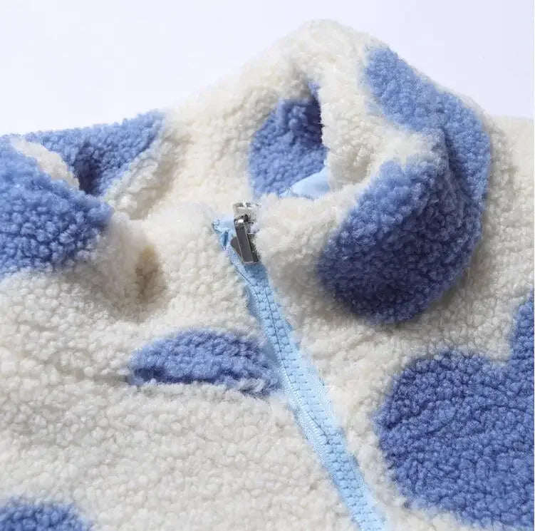 Elena™ Reversible Heart Jacket | Elegant Comfort & Two-in-One Style