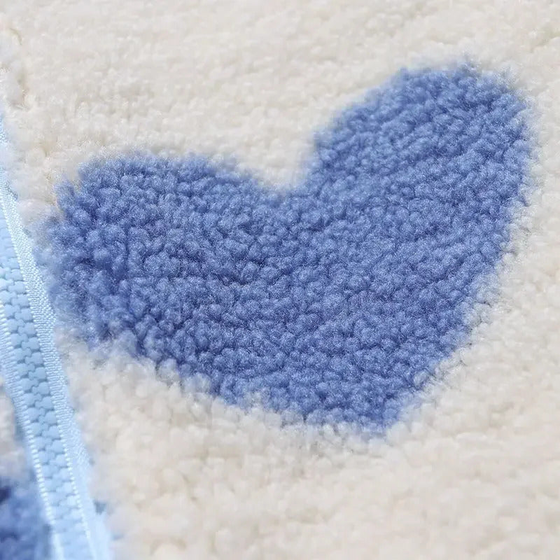 Elena™ Reversible Heart Jacket | Elegant Comfort & Two-in-One Style