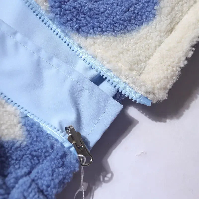 Elena™ Reversible Heart Jacket | Elegant Comfort & Two-in-One Style