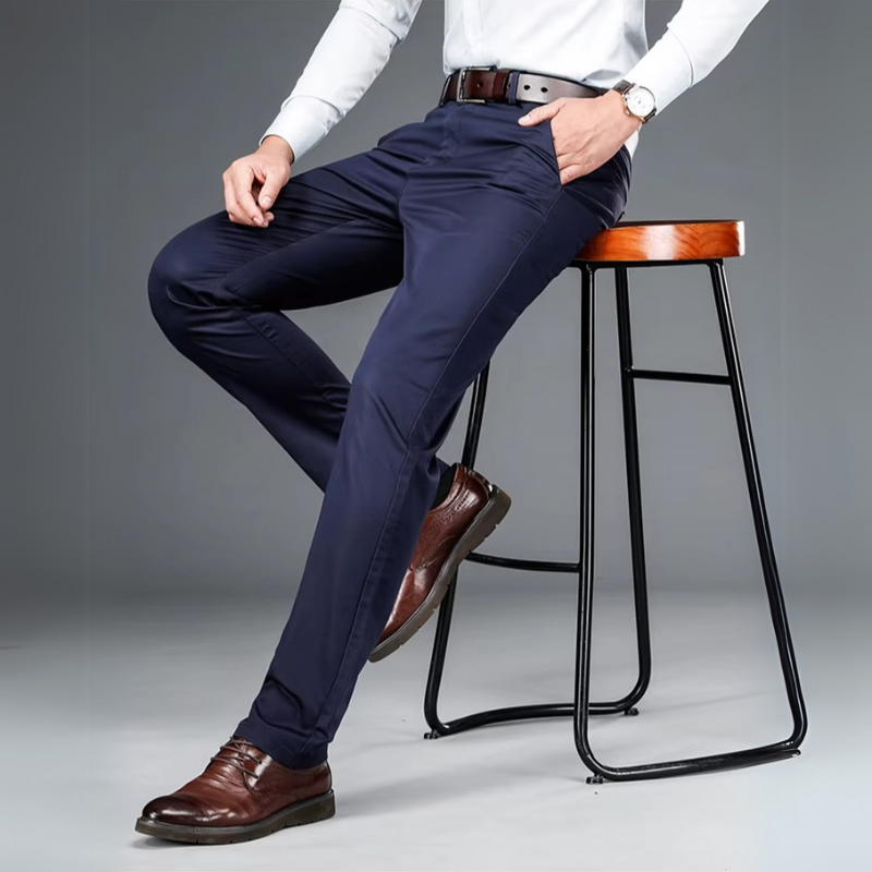 Classic Slim-Fit Trousers | Office-Ready Comfort