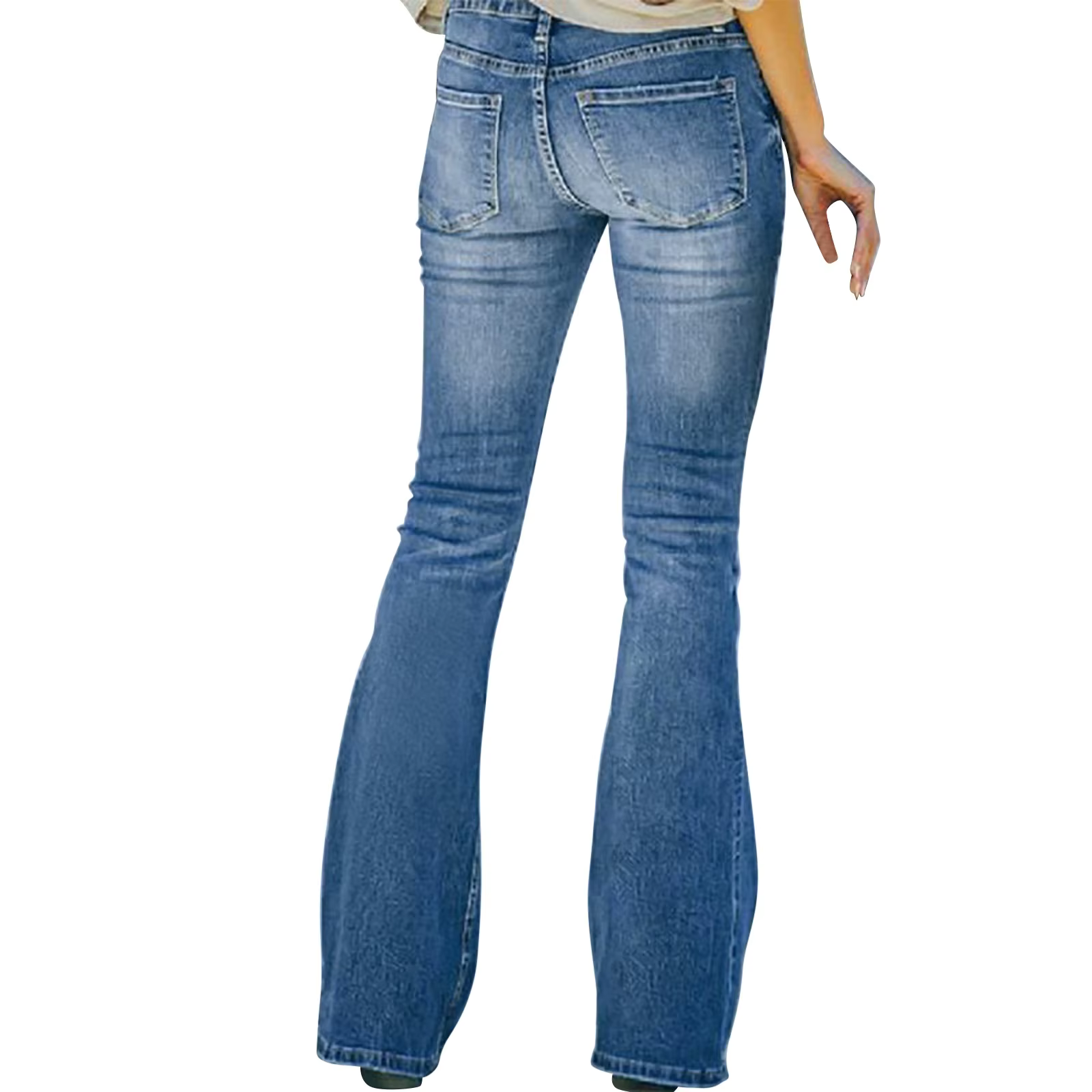 High-Waist Flare Jeans | Curve-Enhancing Fit with Timeless Style
