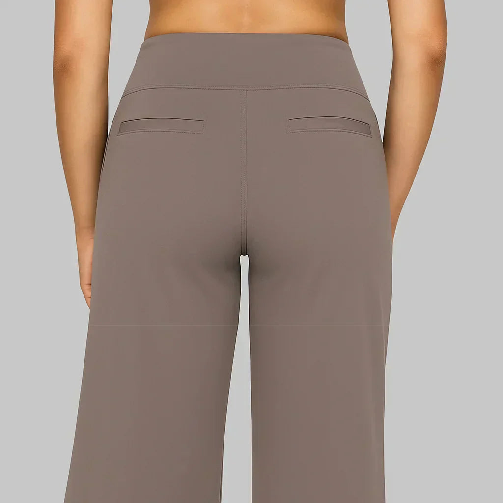 Elegant Straight-Leg Jersey Pants | Comfort Meets Timeless Style