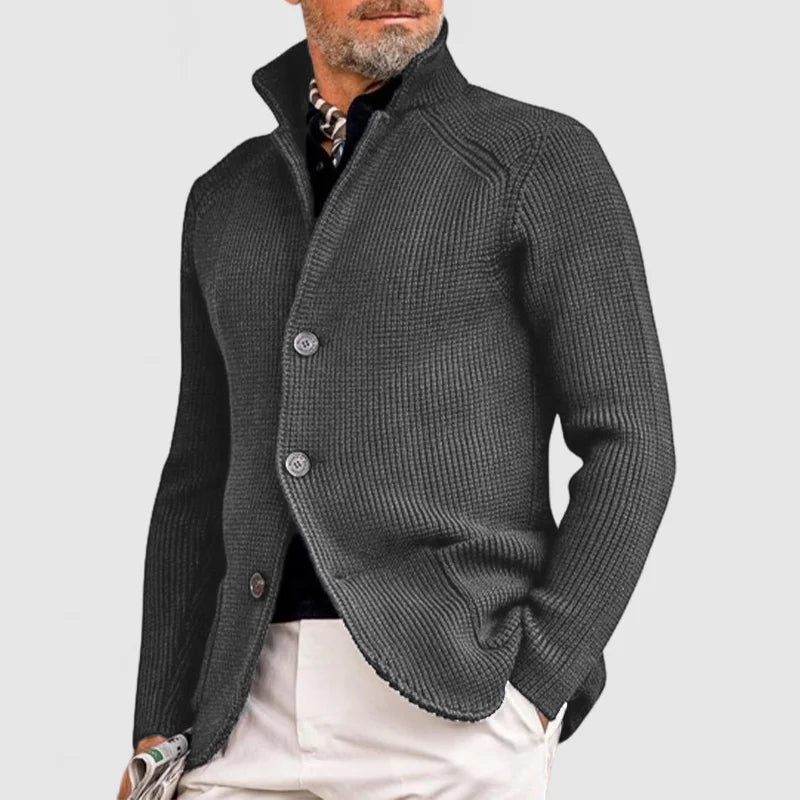 Benjamin™ Slim-Fit Merino Cardigan | Modern Elegance, Everyday Ease
