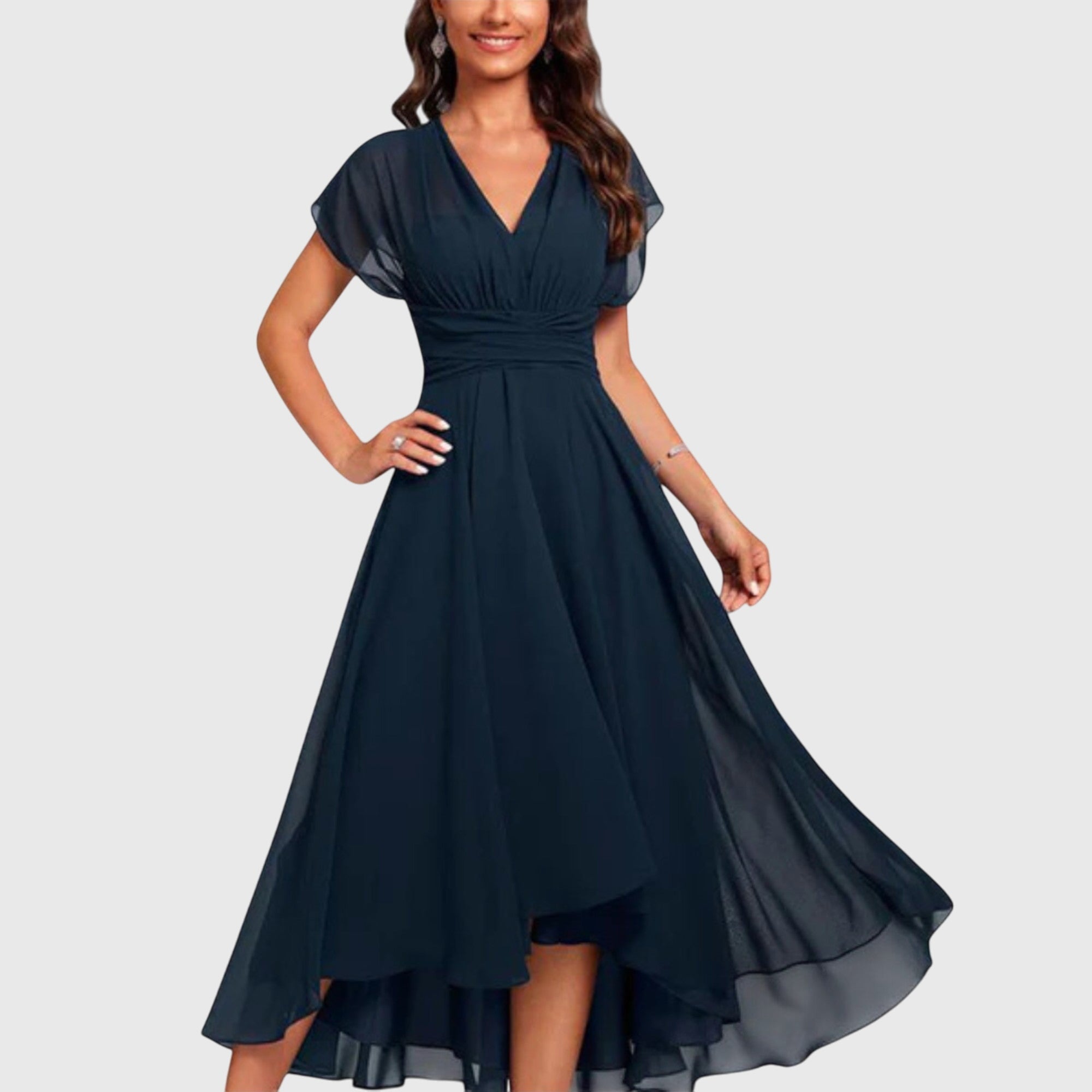 Christina™ | V-Neck A-Line Dress