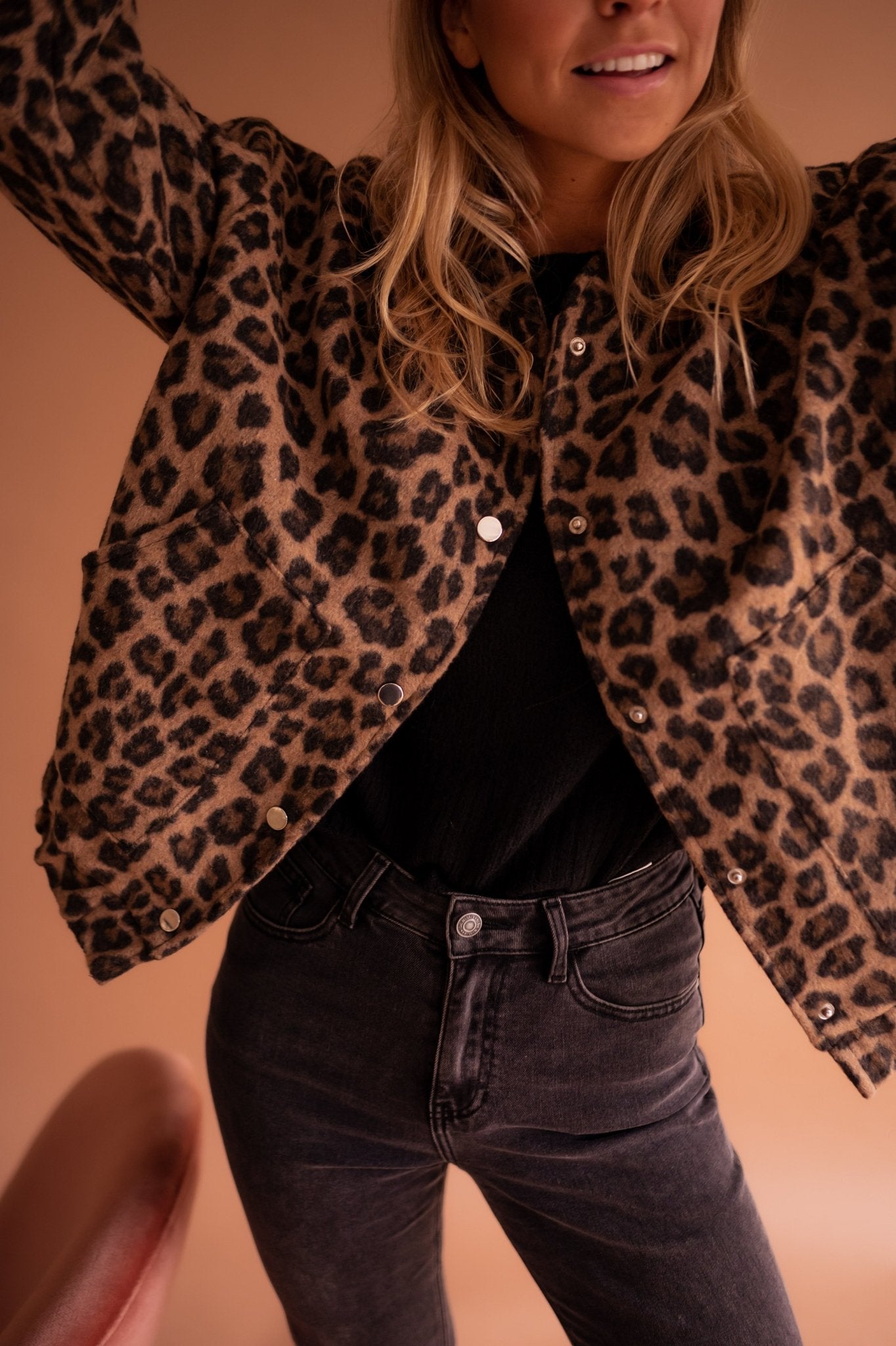 Lightweight Leopard-Print Jacket | Bold Everyday Elegance