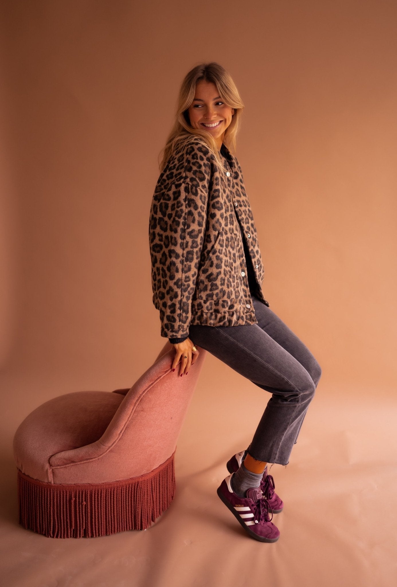 Lightweight Leopard-Print Jacket | Bold Everyday Elegance