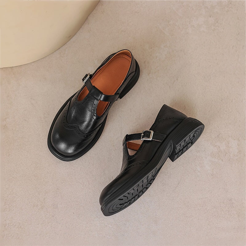 Classic Leather Mary Janes | Timeless Everyday Elegance