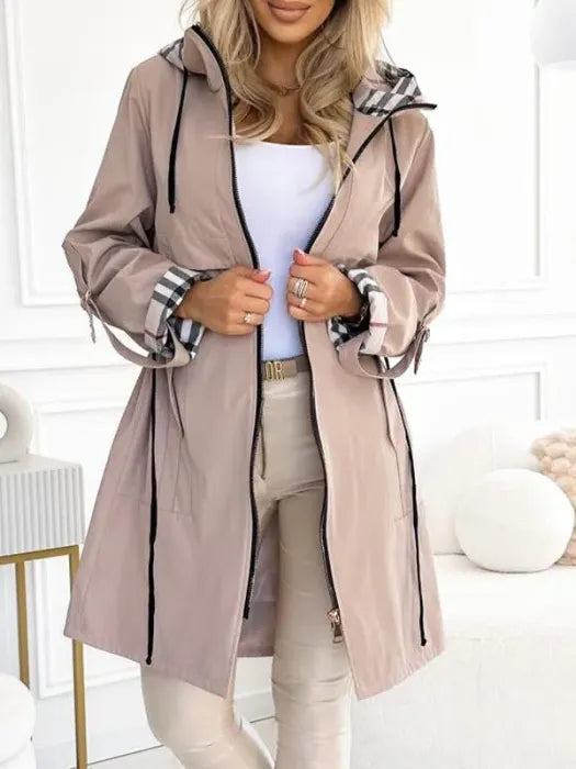 Amelia Tailored-Fit Zip Coat | Effortless Elegance, Timeless Protection