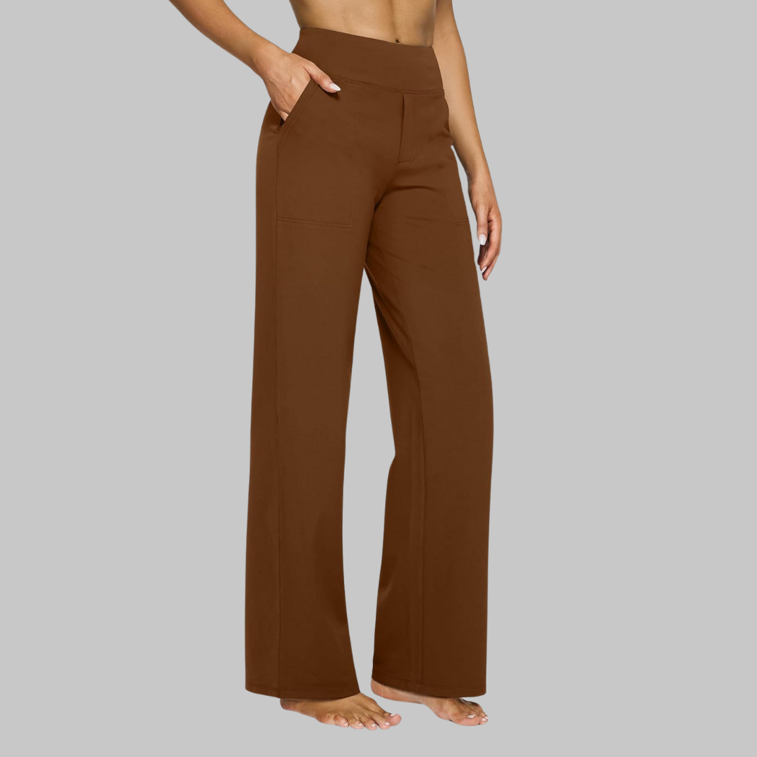 Elegant Straight-Leg Jersey Pants | Comfort Meets Timeless Style