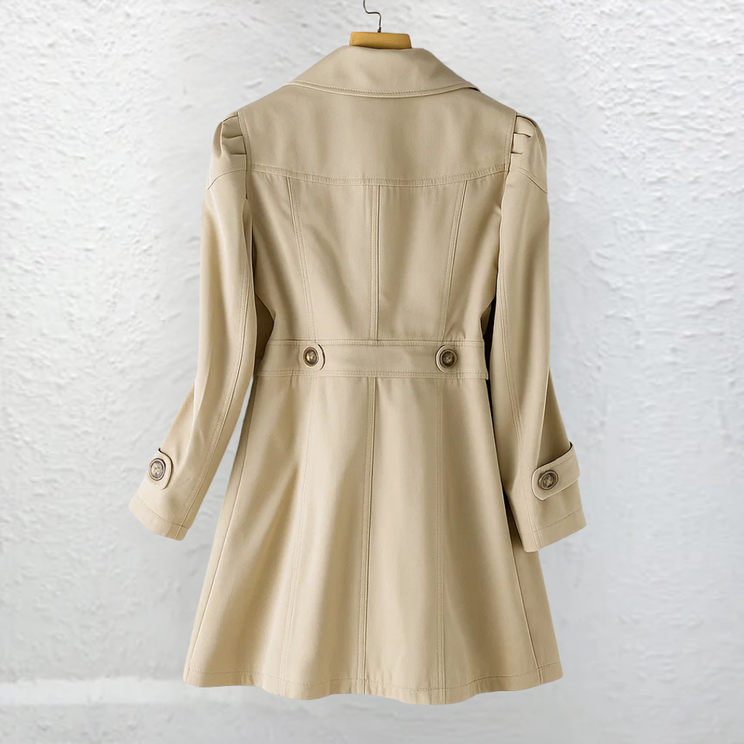Elegant Tailored-Fit Trench Coat | Timeless Everyday Sophistication