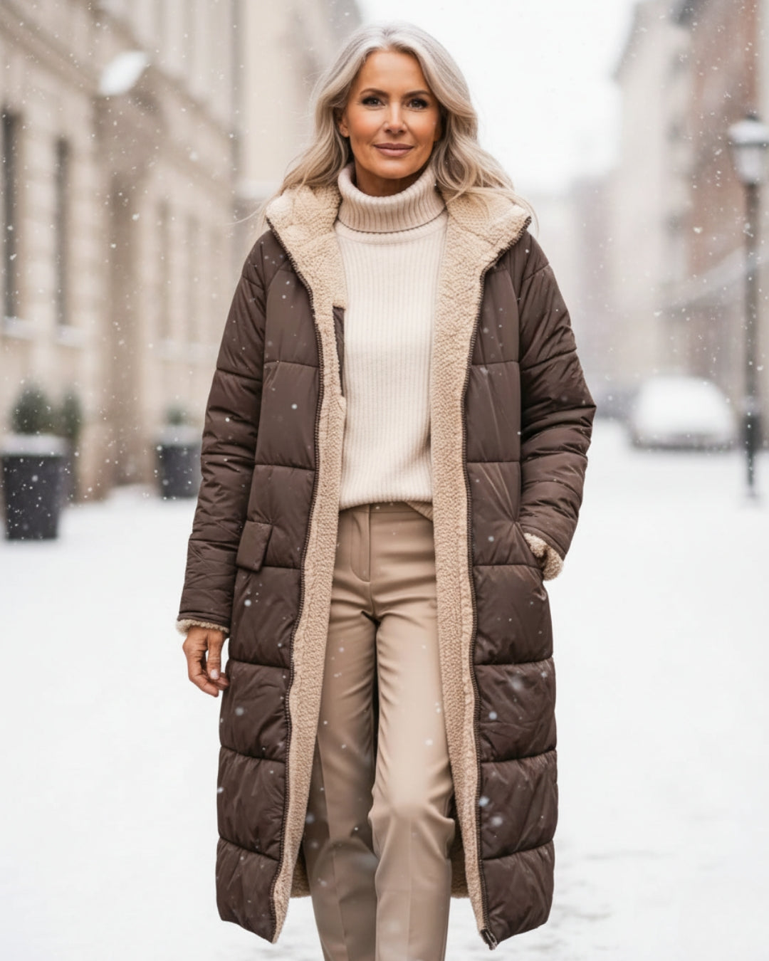 Rose Reversible Winter Coat | Two Beautiful Looks in One Timeless Design