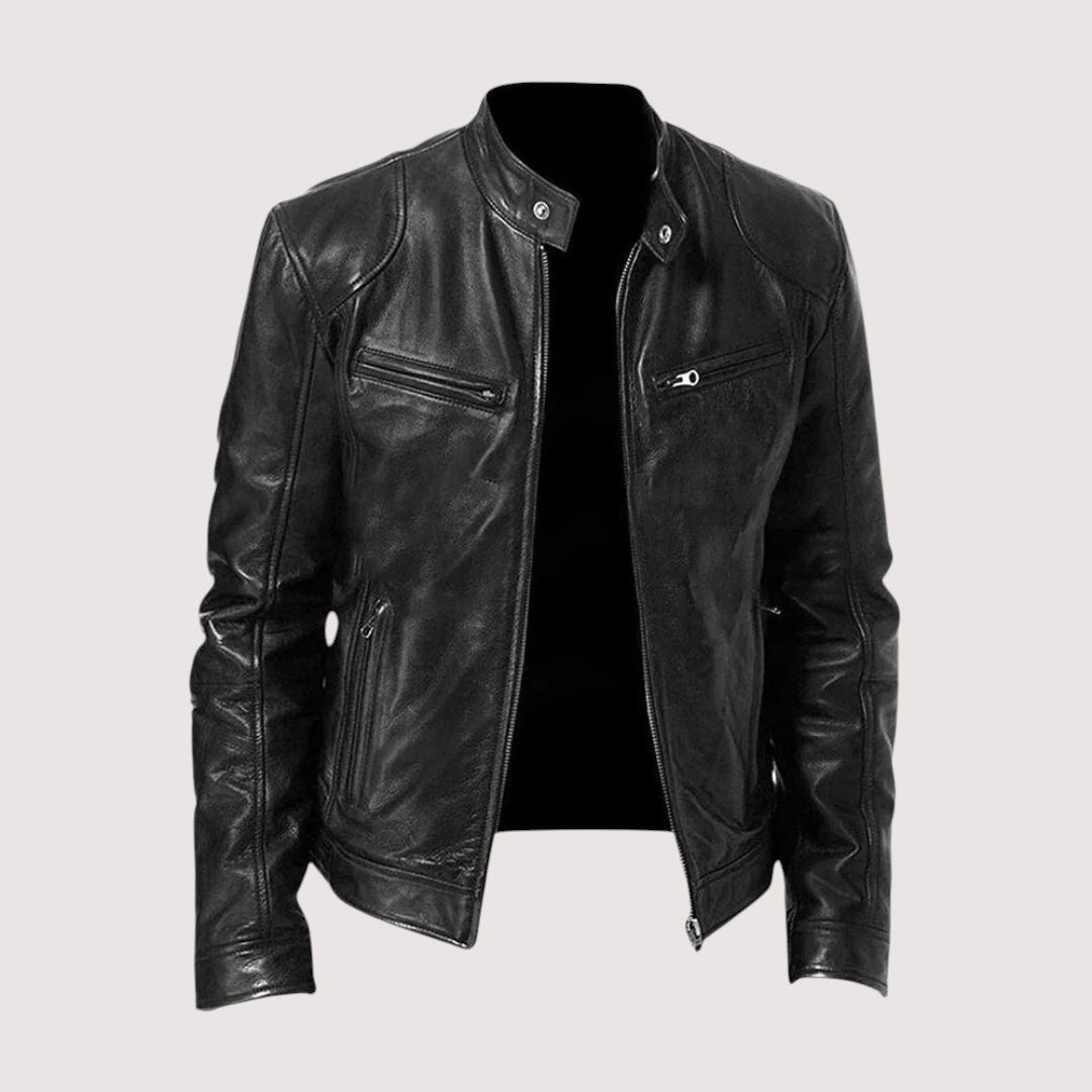 George Marc Leather Jacket | Timeless Strength with Modern Style